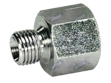 Gerader Gewindeadapter  männlich x weiblich  1/2" x 3/8"