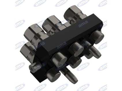 Multikupplung FASTER 1/2", 4 Anschlüsse, Mobilteil