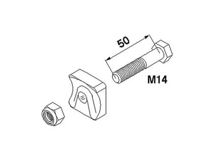 Federhalter CLAAS-BAUTZ M14x50