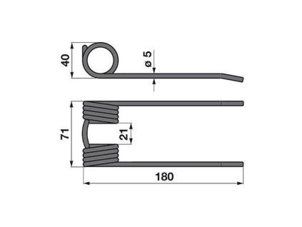 Pick-up-Zinke Anthrazitgrau anstelle von Deutz-Fahr 06263431