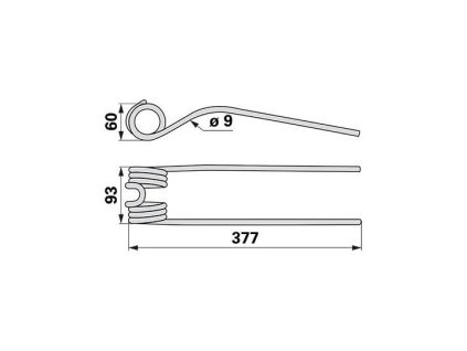 Deutz Fahr Drehscheibe Feder