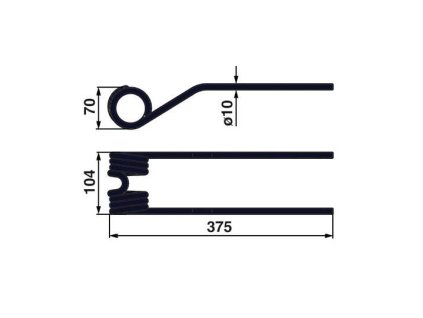 Deutz Fahr Drehscheibe Feder
