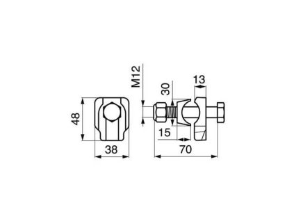 Federhalter FAHR KHD kpl. M12x70