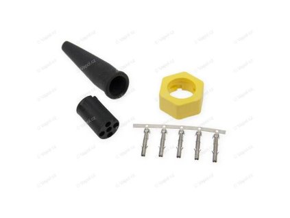 Stecker BAJ 5pin L gelb FT-77,88, MD-36