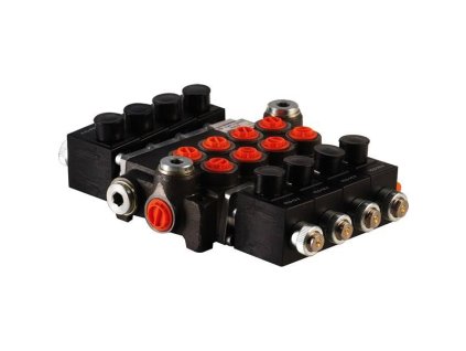 Elektrisches Steuerventil, doppeltwirkend , 4 Sektionen  4/50 12 VDC