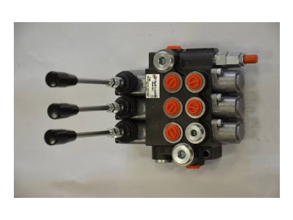 Handsteuerventil, 2x doppeltwirkend, 1x einfachwirkend