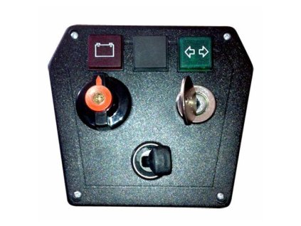 Armaturenbrettkasten für Maschine mit  Batterie