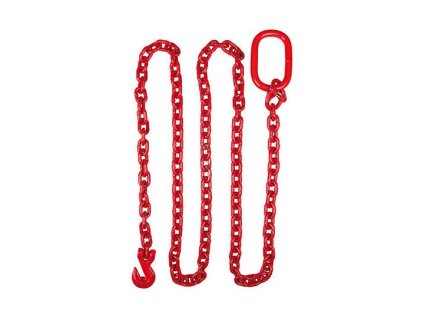 Allzweckkette  10 mm, L 3m, Güte 80, Rot