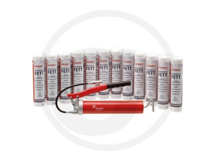 Fettpresse  mit 24 Mehrzweck-Schmierstoffen