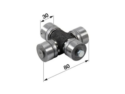 Kreuzgelenk 80x30mm