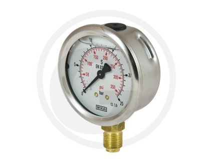 WIKA Manometer 25 bar Ø63mm - 1/4