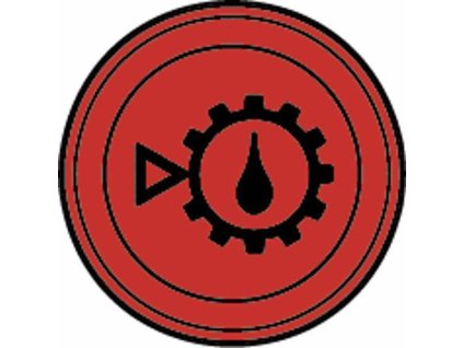 Getriebeölleuchte, rot