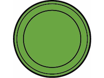 Blinkleuchte ohne Symbol rund, grün