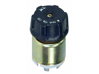 Lichtschalter, 4 Positionen, Hupe, schwarz