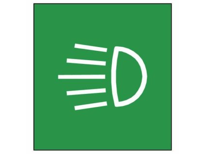 Symbol grün Abblendlicht