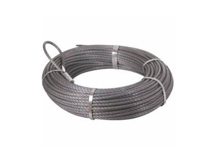 Hochverdichtetes Forst-Seilwindenseil im Bund mit Schlaufe, Ø: 13mm, L 110m