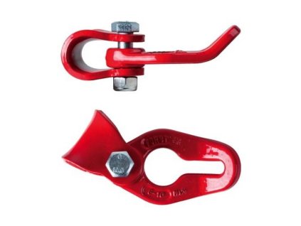 Seilgleitbügel für Kette 5-6 mm, Güte 80, Rot