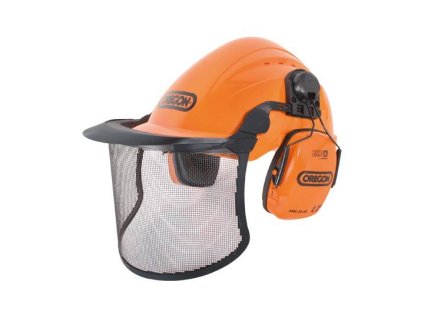 Forstwirtschaftshelm Oregon-Schutzhelm-Kombination orange
