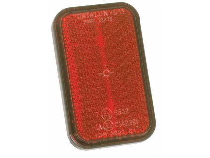 Rückstrahler rechteckig 95,5x58,5x10 rot