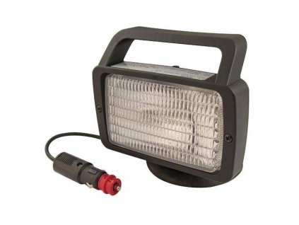 Arbeits-Halogenleuchte 156x92 mm, mit Griff, Schalter, Magnethalterung