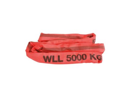 Rundschlinge , 5t, L-2 m, Breite-80mm, Rot