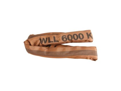 Rundschlinge, Braun 6t, L-1 Meter, Breite-80mm