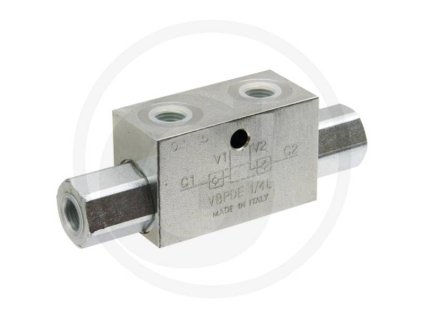 Rückschlagventil, Sperrblock 1/4" ESRV-D-04L