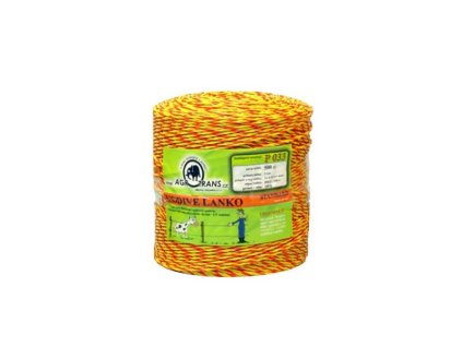 Geflochtenes Seil 3mm - 500m, gelb/orange