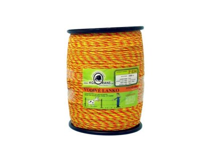 Geflochtenes Seil 3mm - 1000m, gelb/orange