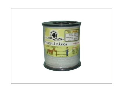 Leitfähiges Band 10mm 4 Drähte 200m, weiß