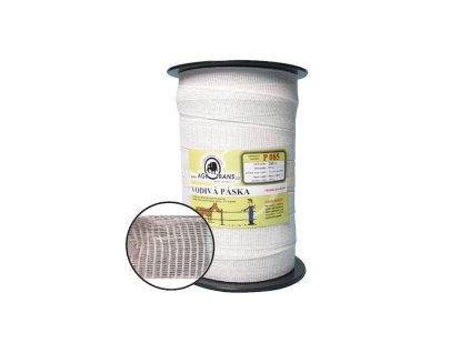 Leitfähiges Band 40mm 12 Drähte 200m, weiß