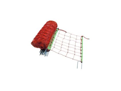 Leitfähiges Netz für Ziegen JUMBO, Höhe 105 cm, Länge 50 m, 2 Zinken
