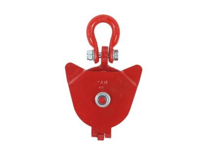 Umlenkrolle offen, 25 kN mit Stahllaufrolle