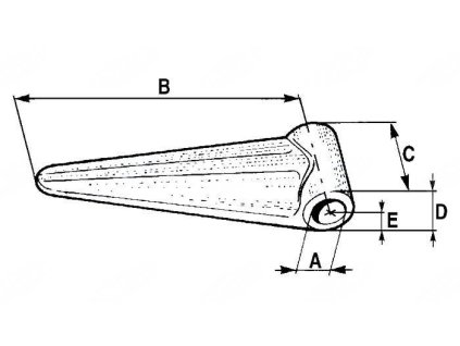 Scharnier  2 x 12 mm