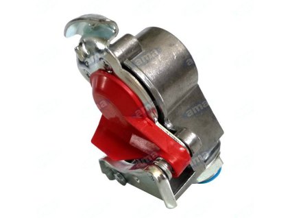 ISO-Kupplungskopf mit Filter rot