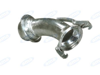 Bogen 45 Grad 150 mm - verzinkt