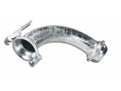 Bogen 90 Grad 200 mm - verzinkt