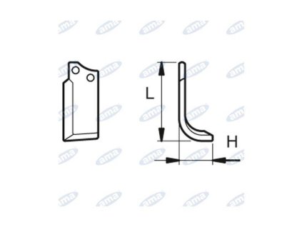 Fräsmesser  55 x 138 MM LINKS Ø 10.5