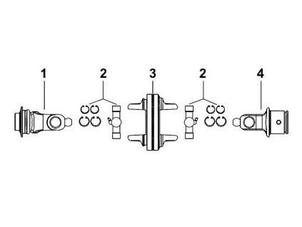 HOMOKINETIC GUIDE , CAT 4, 27x75 - 91x24 innen