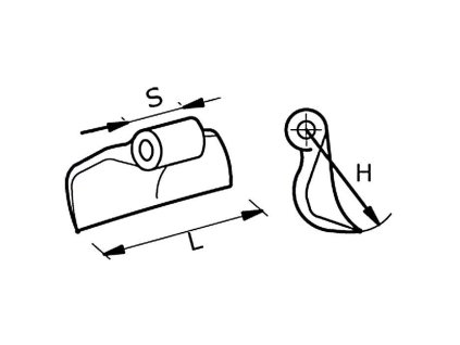 Hammerschlegel 96x100x54 mm