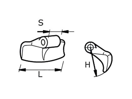 Hammerschlegel  95x137x52 mm
