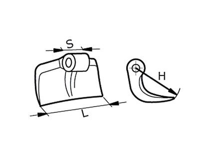 Hammerschlegel 95x137x40 mm