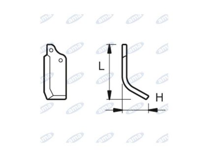 Fräsmesser 56 x 130 MM LINKS Ø 10.5