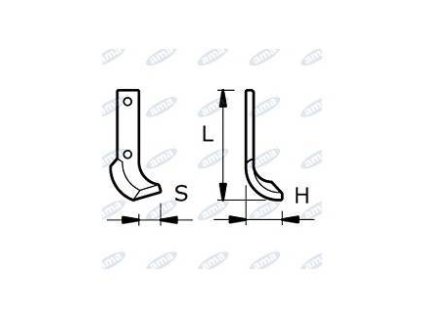 Fräsmesser 72 x 232 x 38 MM RECHTS Ø 10,5