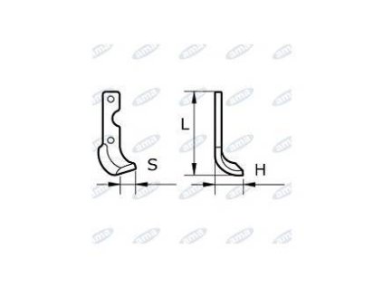 Fräsmesser 85 x 220 x 59 MM LINKS Ø 10,5