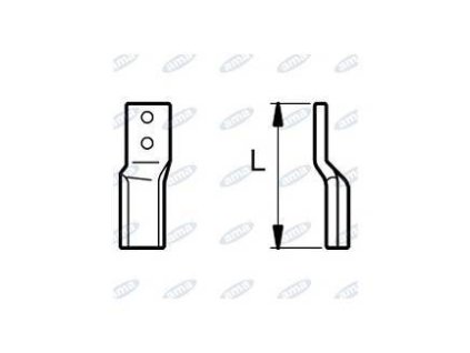Fräsmesser  202 MM LINKS Ø 16,5