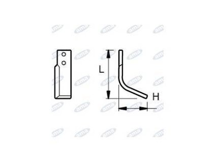 Fräsmesser 95 x 162 MM LINKS