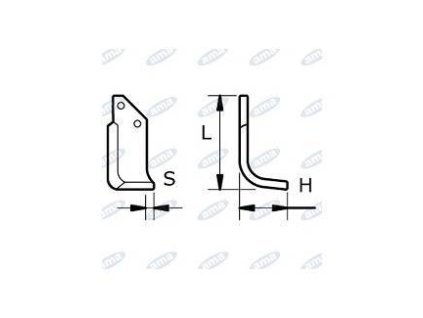 Fräsmesser 113 x 190 x 10 MM LINKS