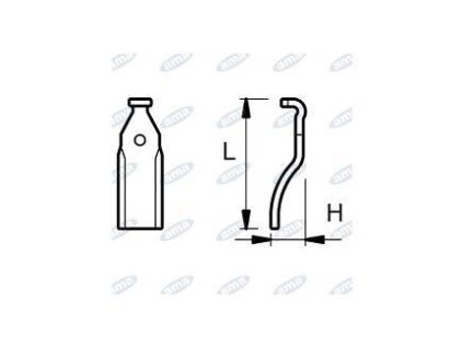 Fräsmesser 45 x 195 MM