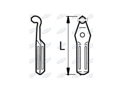 Fräsmesser  215 MM RECHTS